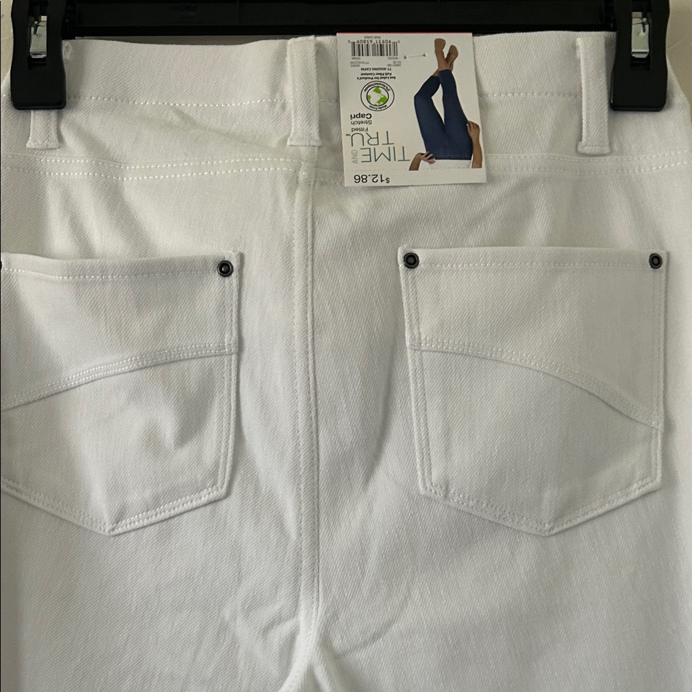 Time and Tru White Women's Pants - Picture 3 of 5